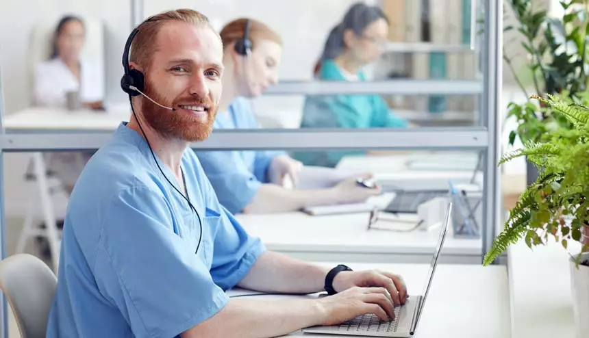 Call Center Agents at a drug rehab call center